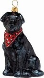 Black Lab Dog Ornament